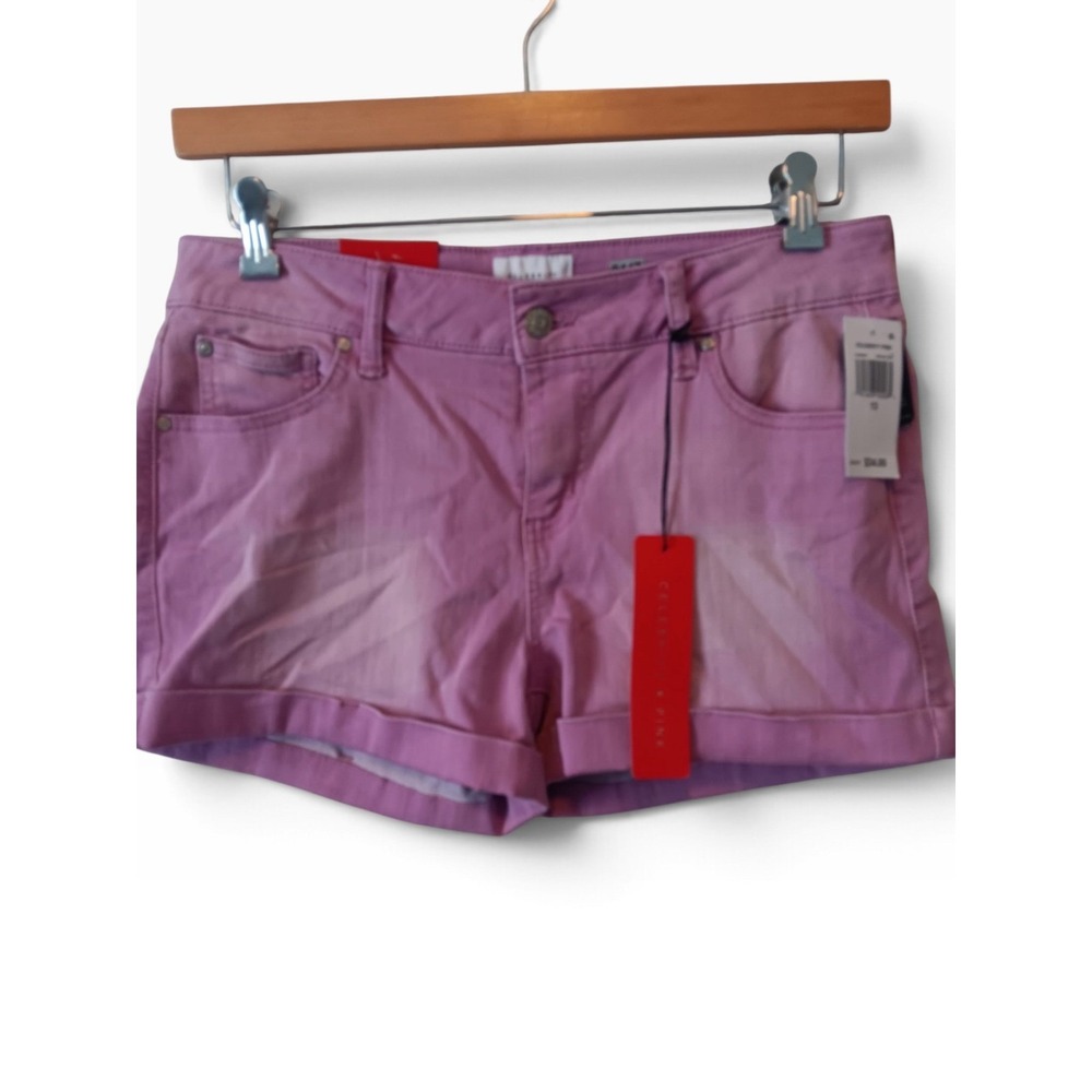 Celebrity Pink Denim Shorts Women 13/31 Pink NWT Cuffed Summer Festival Boho New